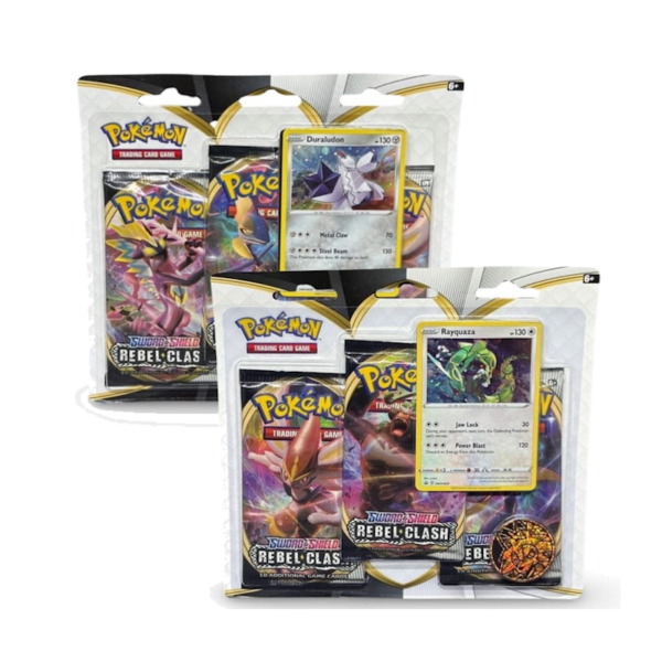 SWSH2 Rebel Clash 3 Pack Blister
