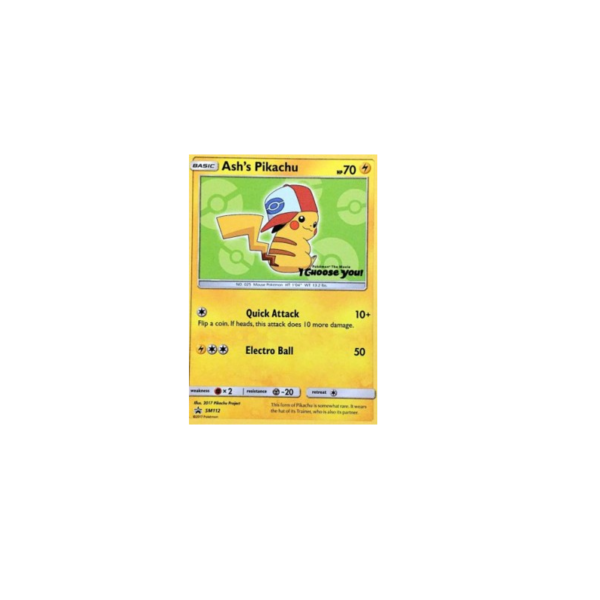 Sun & Moon Promo SM112 Ash's Pikachu
