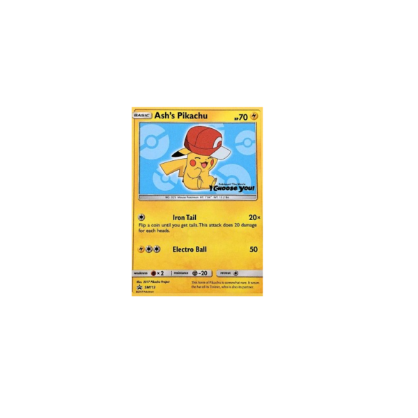 Sun & Moon Promo SM113 Ash's Pikachu