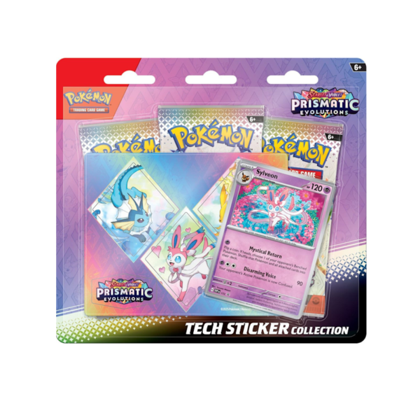 Liveopening SV8.5 Prismatic Evolutions Random Tech Sticker Dizzy - Afbeelding 4