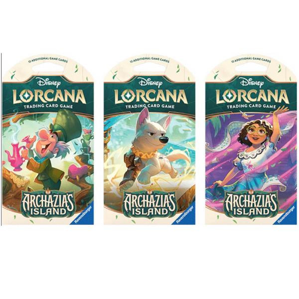 Disney Lorcana Archazia's Island Sleeved Booster (Random Art)